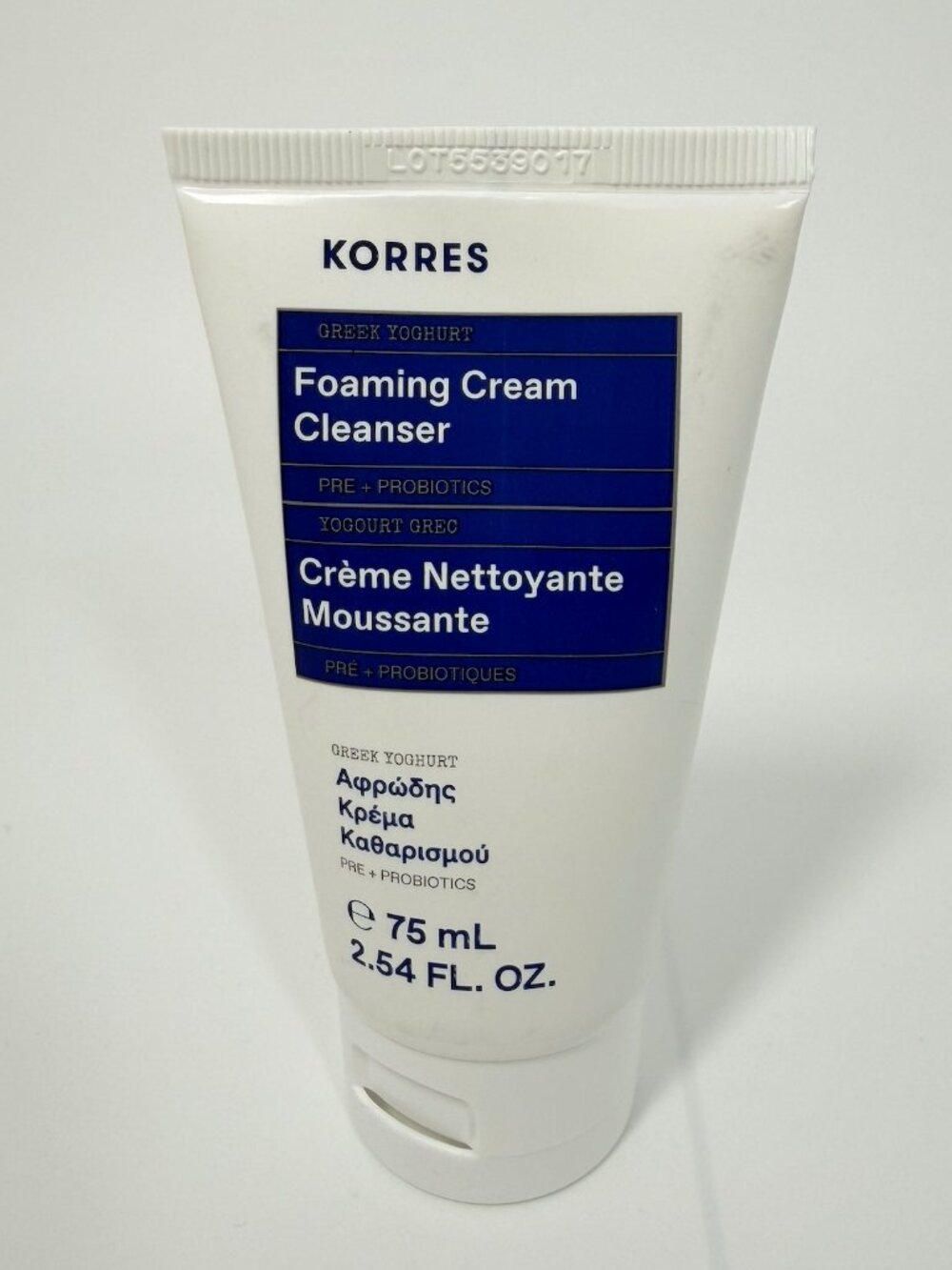 NEW Korres Greek Yoghurt Foaming Cream Cleanser Full Size Hydrating Face Wash